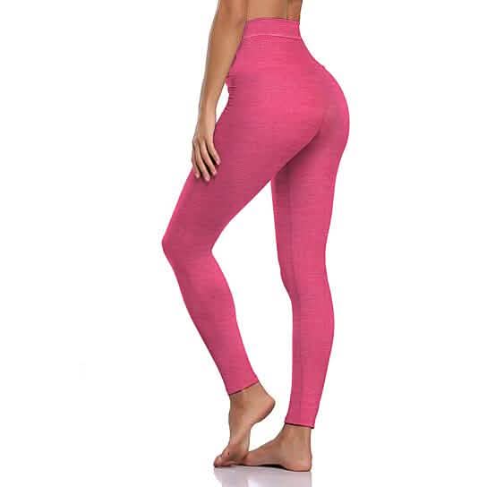 Lot de 2 : Leggings légers sans coutures longueur cheville pour femme chinés