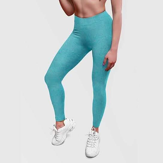 Lot de 2 : Leggings légers sans coutures longueur cheville pour femme chinés
