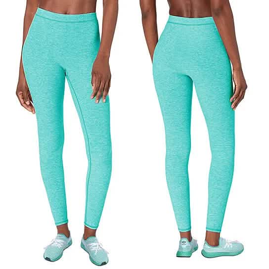 Lot de 2 : Leggings sans coutures chinés pour femme