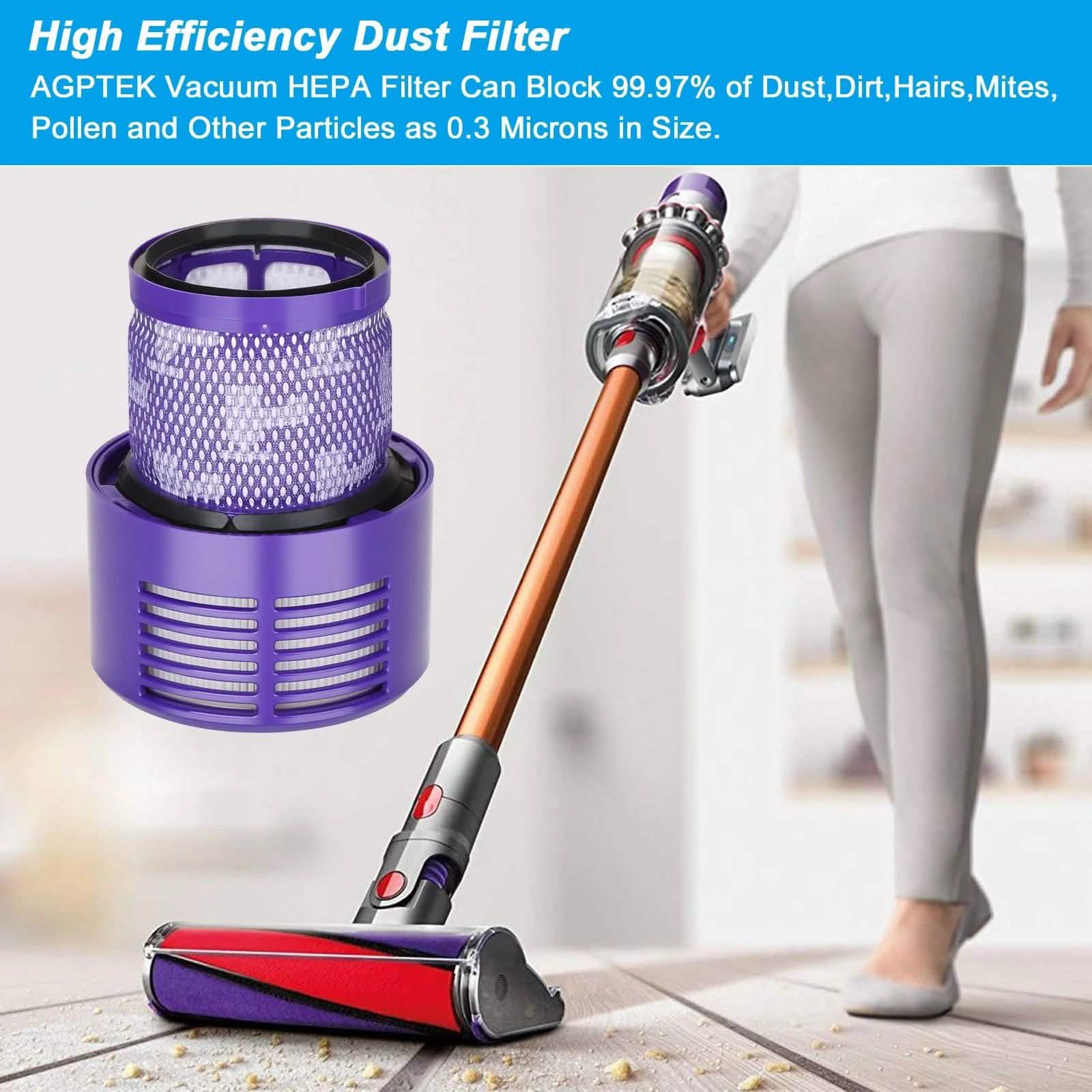 Lot de 2 : Filtre de rechange pour aspirateur Dyson V10