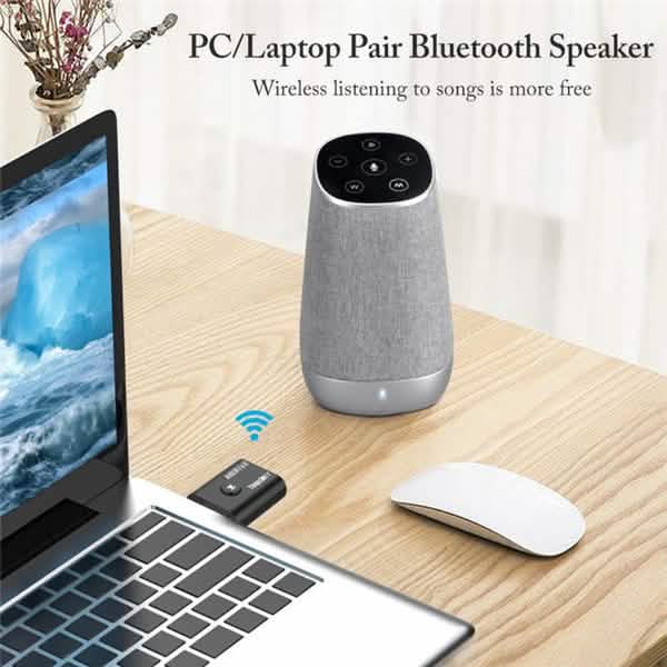 Lot de 2 : Émetteur adaptateur USB sans fil Bluetooth 5.0 2-en-1