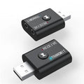 Lot de 2 : Émetteur adaptateur USB sans fil Bluetooth 5.0 2-en-1