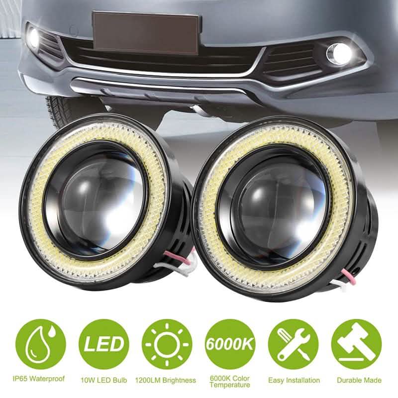 2 pièces : Phare antibrouillard automatique à LED COB 2,5 po