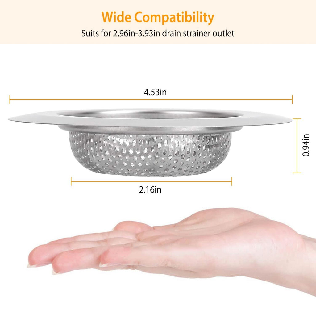 Ensemble de 2 passoires d'évier de cuisine de 11,5 cm
