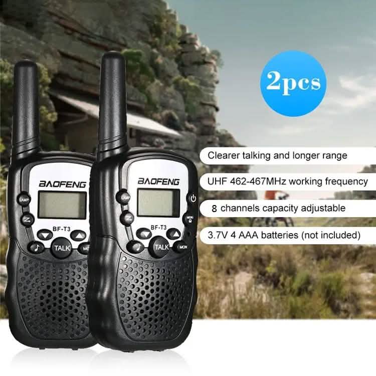 Lot de 2 : Talkie-walkie Baofeng BF-T3
