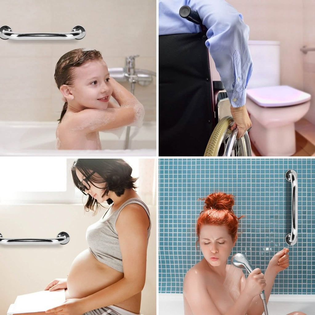 Lot de 2 : Barre d'appui de douche