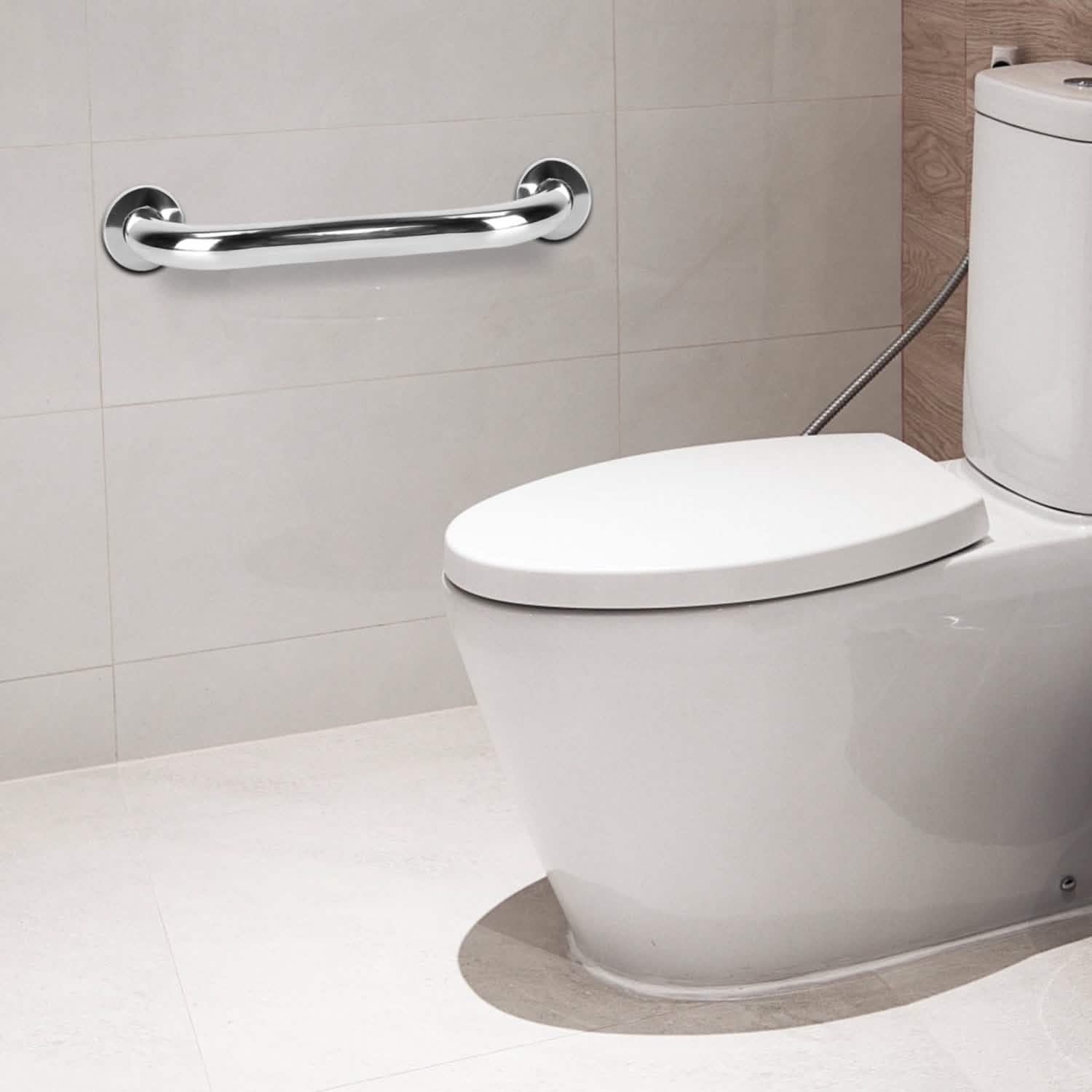 Lot de 2 : Barre d'appui de douche