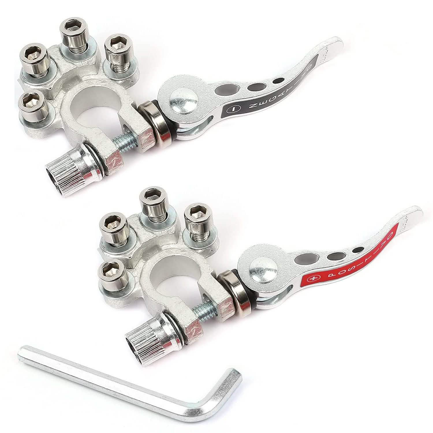 Lot de 2: Connecteur de borne de batterie à déconnexion rapide pour batterie de voiture