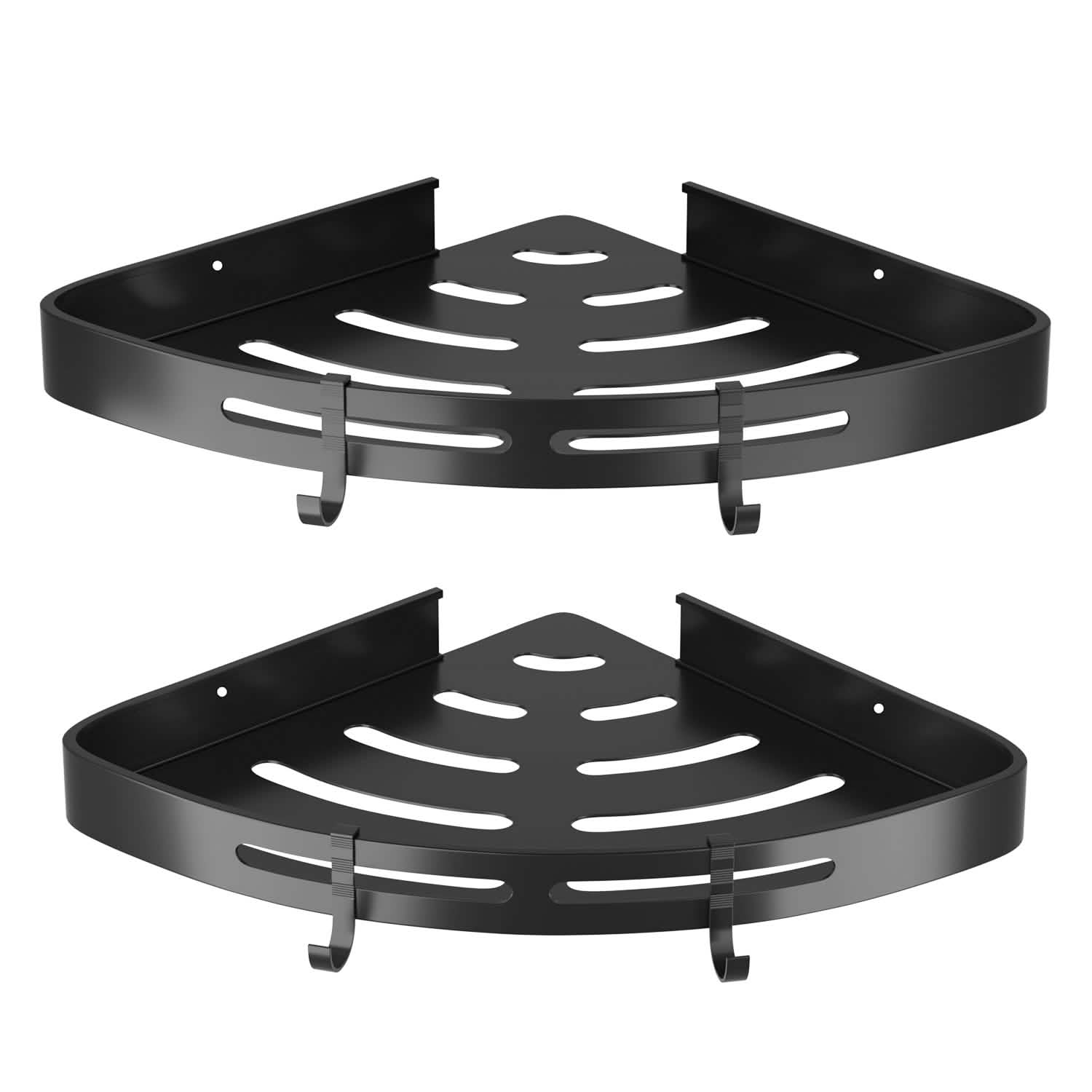 Lot de 2 : Étagère d'angle de douche