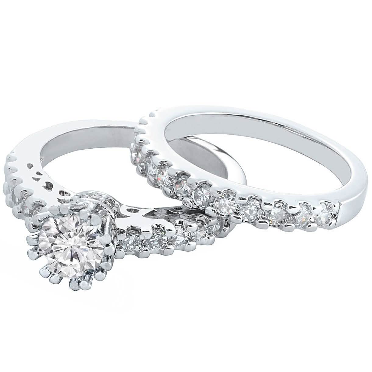 Ensemble de 2 bagues : Couronne et Griffes