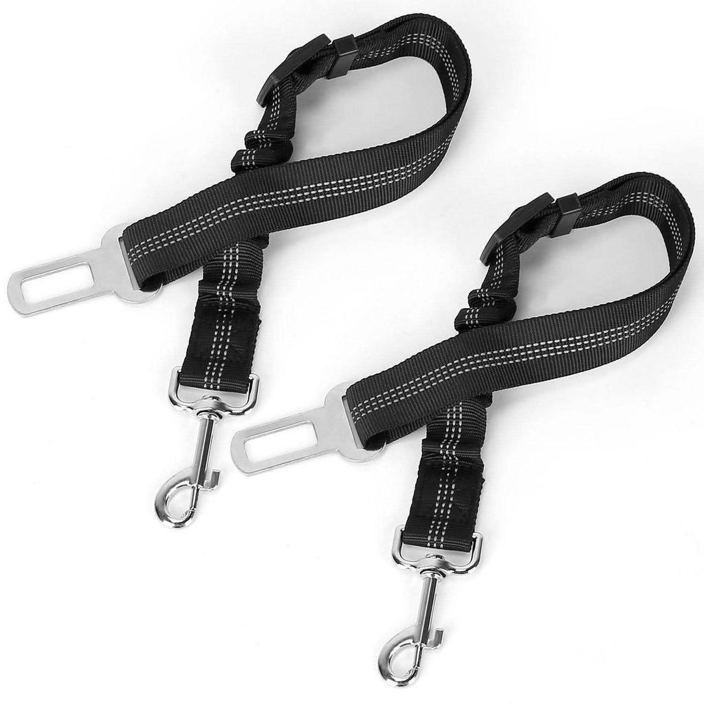 Lot de 2 : Ceinture de sécurité pour animaux de compagnie