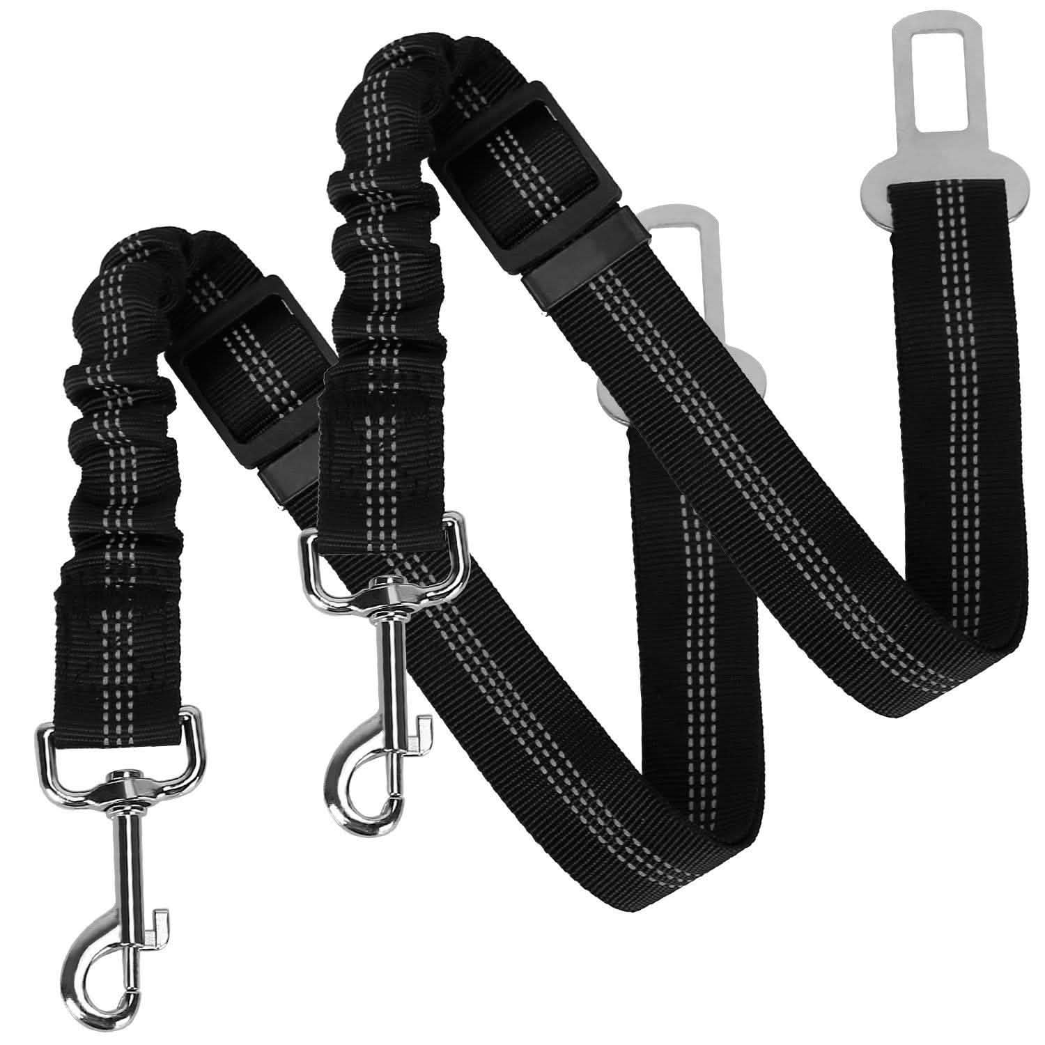 Lot de 2 : Ceinture de sécurité pour animaux de compagnie