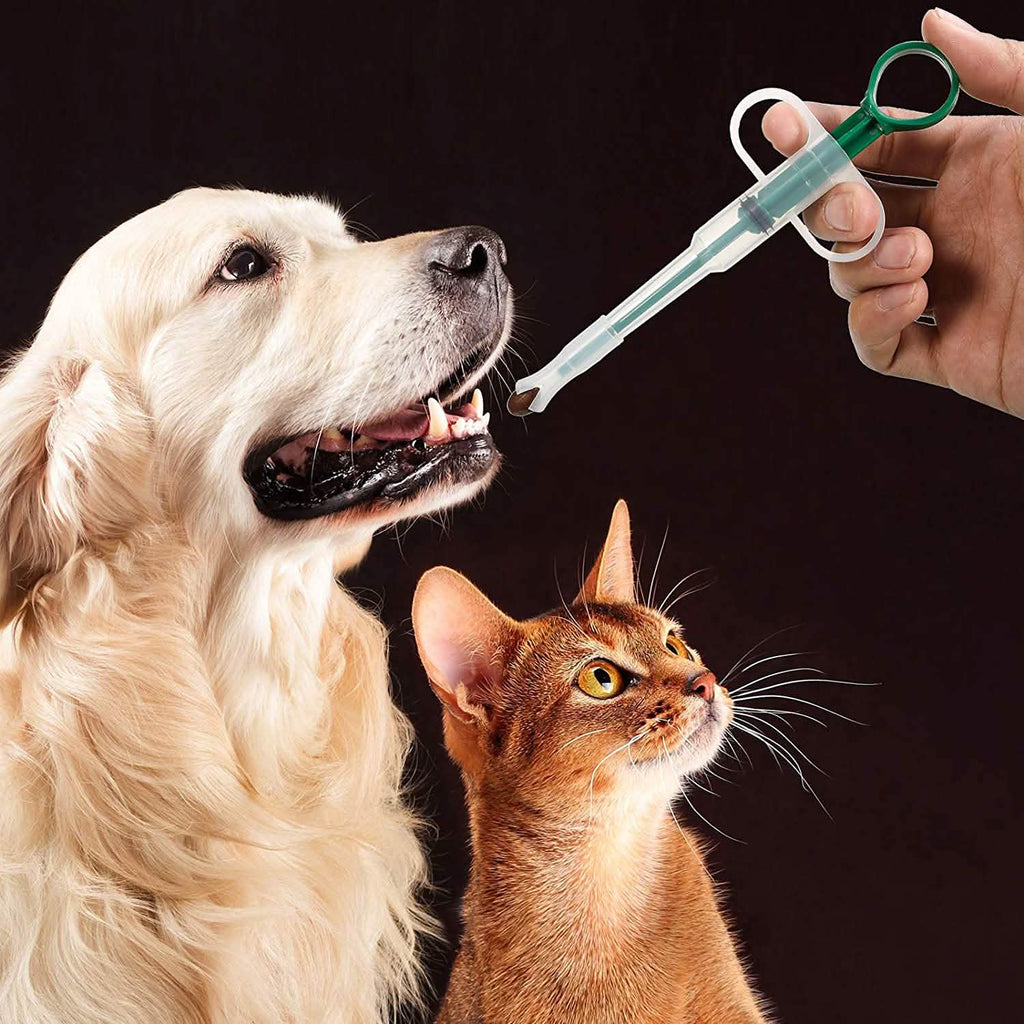 Lot de 2 : Pousse-comprimés pour animaux de compagnie