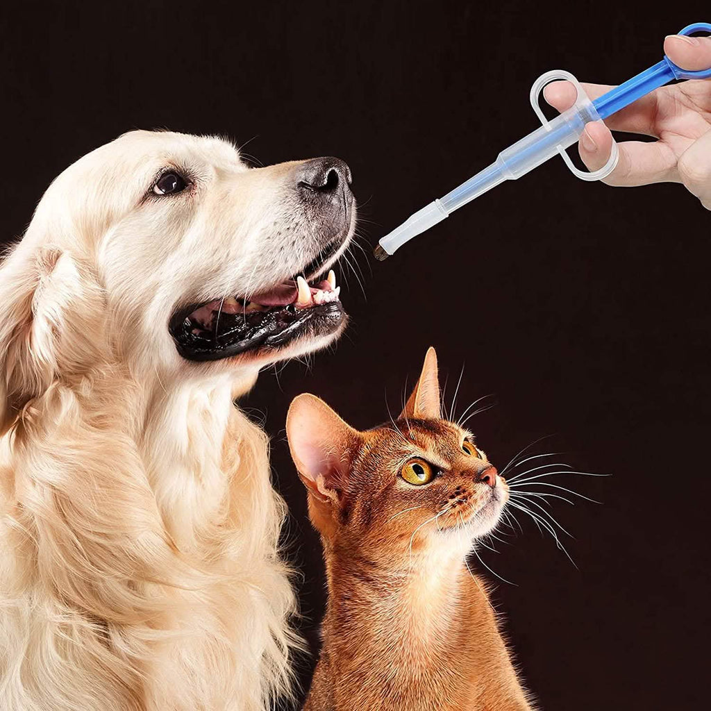 Lot de 2 : Pousse-comprimés pour animaux de compagnie