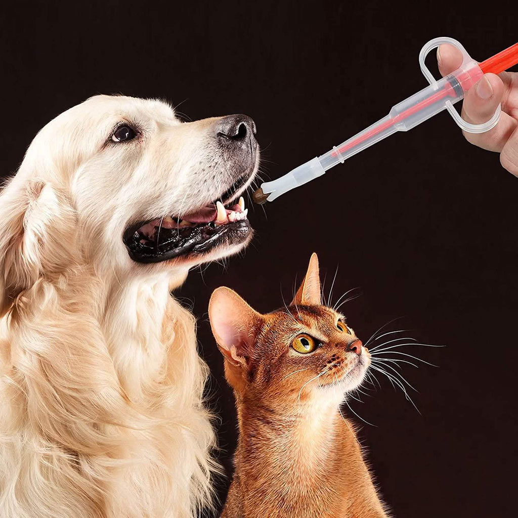 Lot de 2 : Pousse-comprimés pour animaux de compagnie