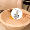 Lot de 2 : bondes de lavabo pop-up