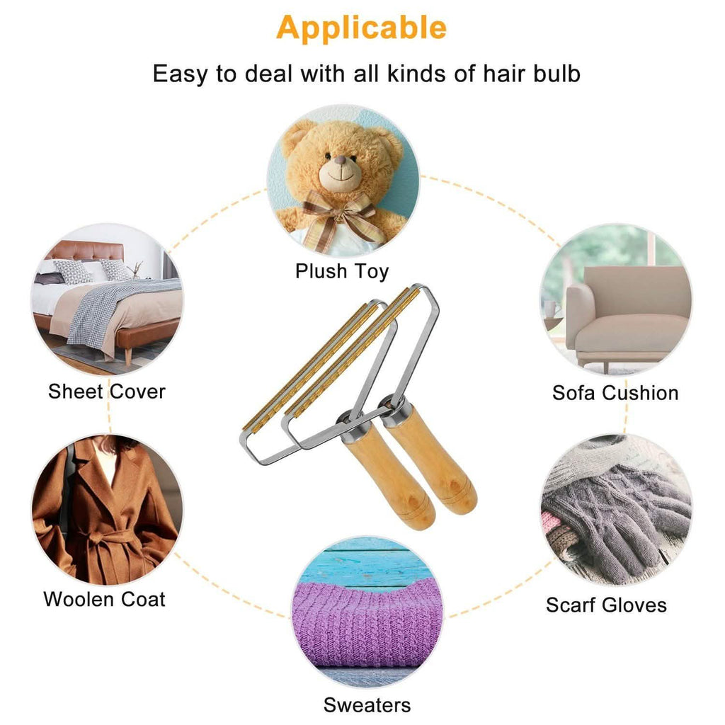 Lot de 2 : Rouleau anti-peluches double face réutilisable et portable pour voyage
