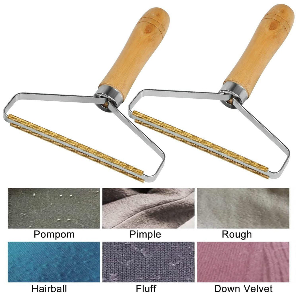 Lot de 2 : Rouleau anti-peluches double face réutilisable et portable pour voyage