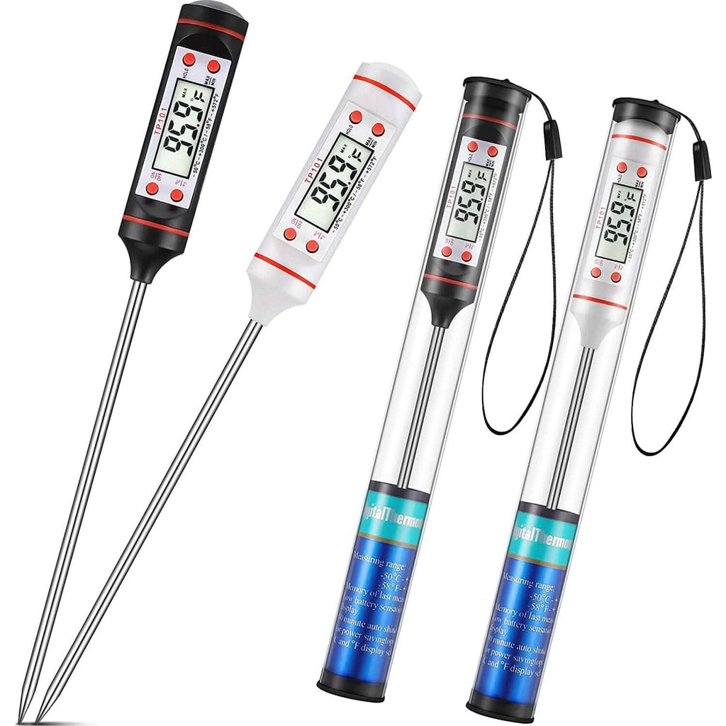 Lot de 2 : Stylo-thermomètre multifonction haute précision à lecture instantanée
