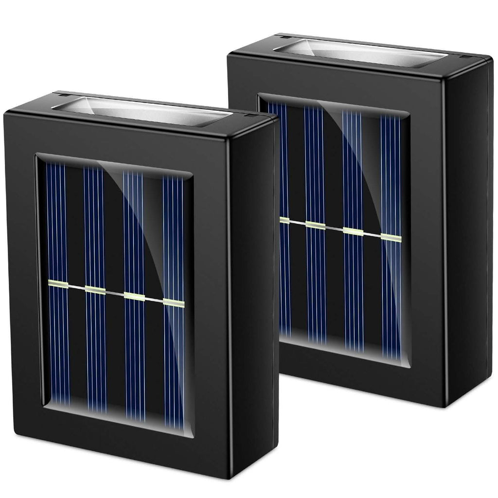 Lot de 2 : Lampes solaires d'extérieur pour terrasse