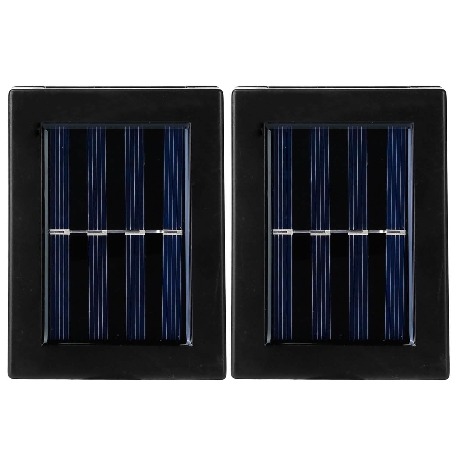 Lot de 2 : Lampes solaires d'extérieur pour terrasse