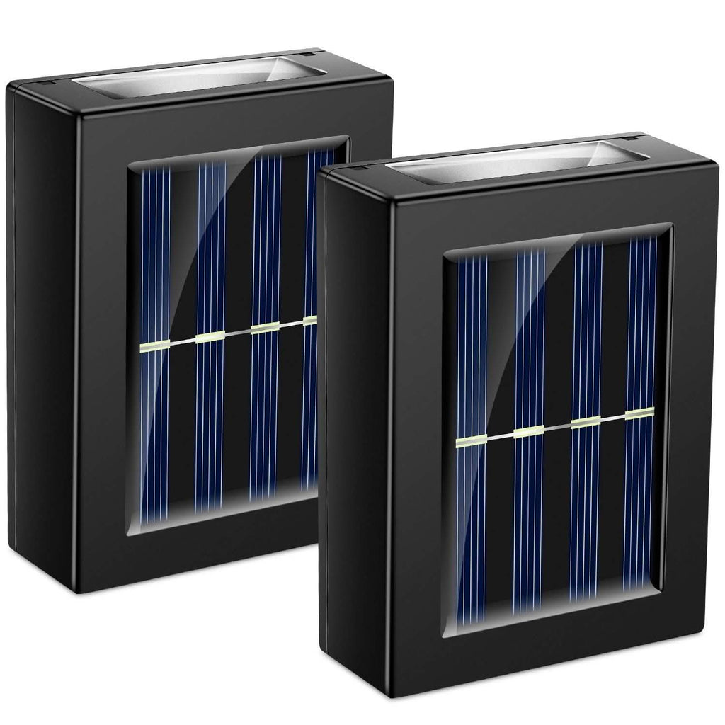Lot de 2 : Lampes solaires d'extérieur pour terrasse