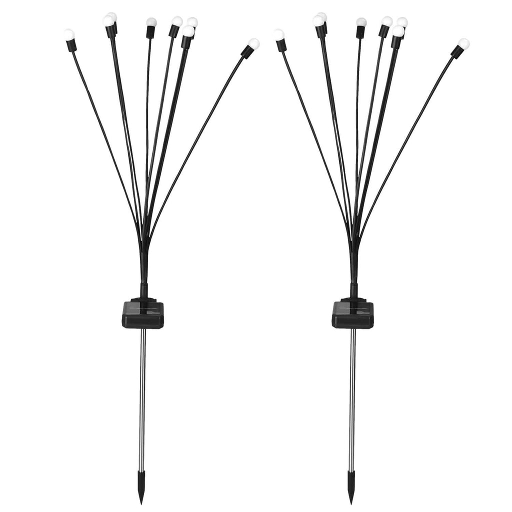 Lot de 2 : Lampes solaires décoratives oscillantes pour allée, modèle Luciole