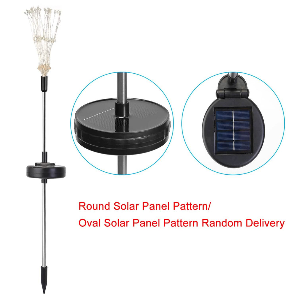 Lot de 2 : Lampes de jardin Starburst solaires
