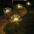 Lot de 2 : Lampes de jardin Starburst solaires