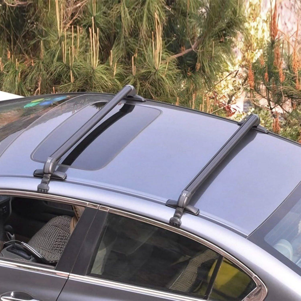 Ensemble de 2 barres de toit universelles de 110 cm/43 pouces pour voiture