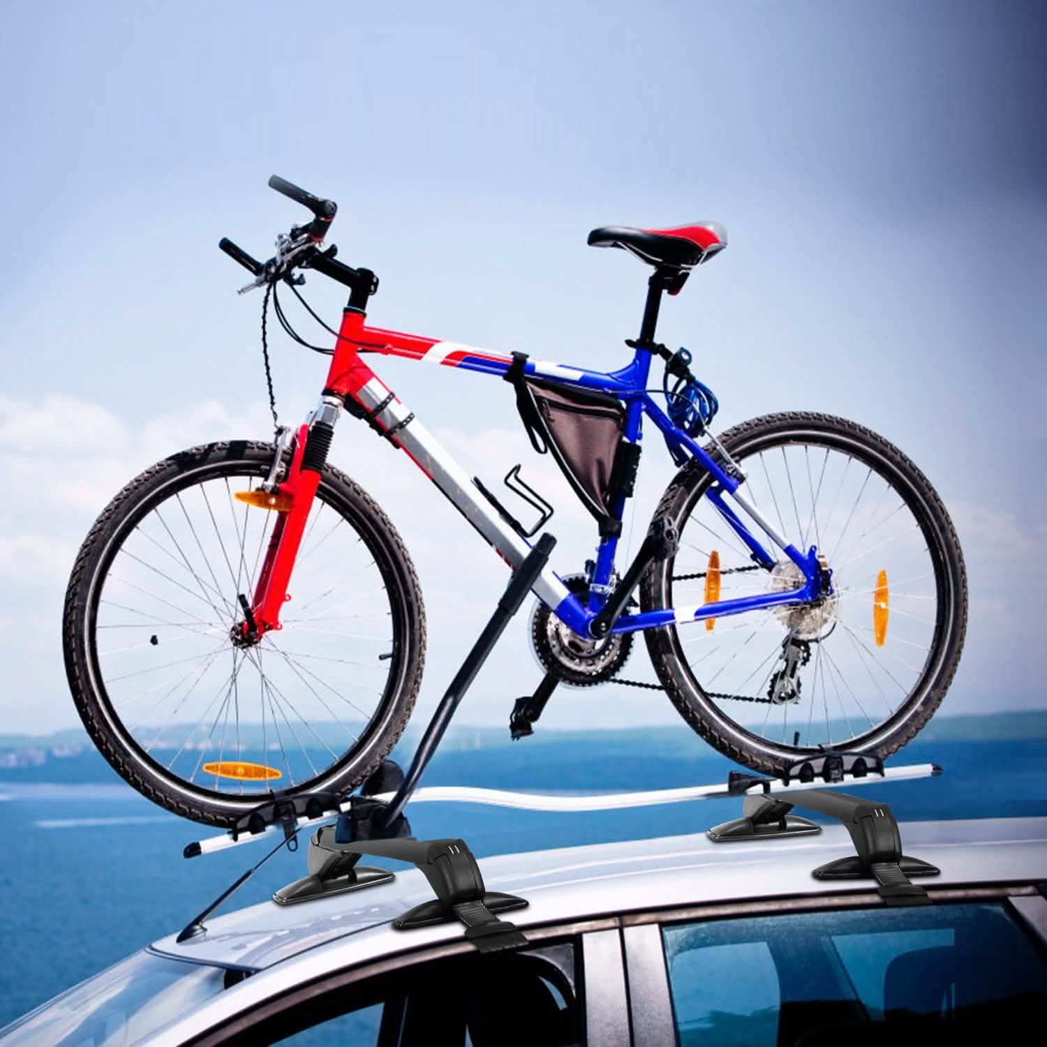 Ensemble de 2 barres de toit universelles de 110 cm/43 pouces pour voiture