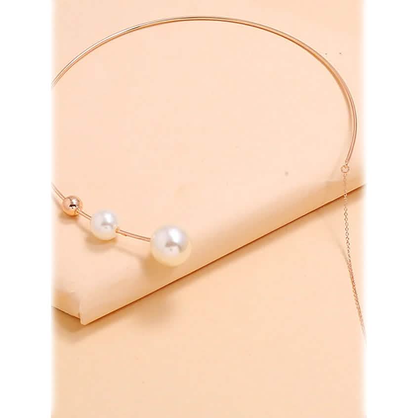 2 pièces : Collier chic géométrique pour femme