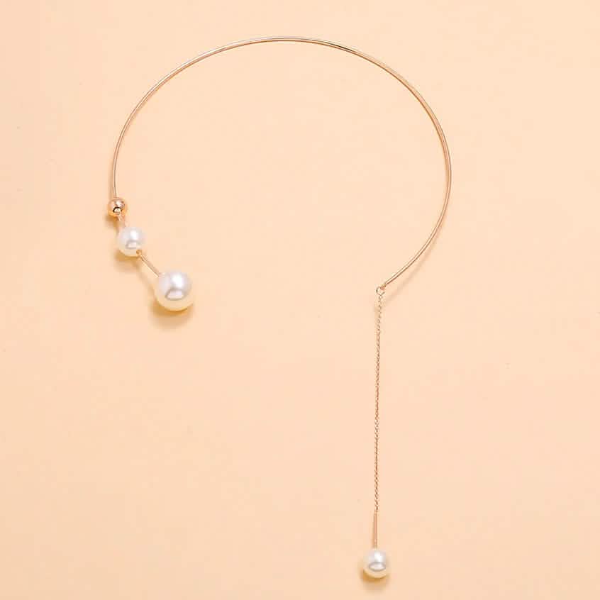 2 pièces : Collier chic géométrique pour femme