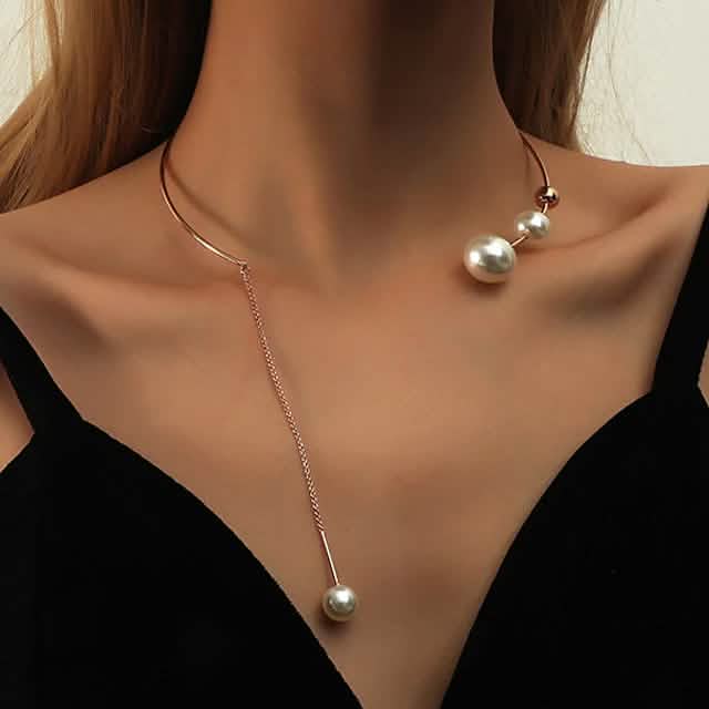2 pièces : Collier chic géométrique pour femme