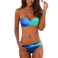 Ensemble 2 pièces : Maillot de bain bikini tie-dye pour femme