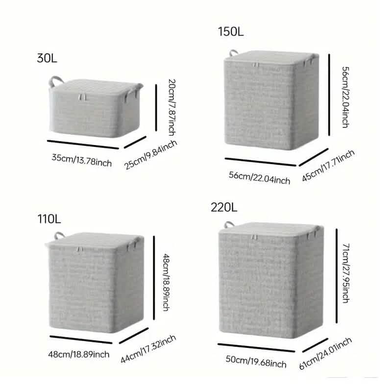Boîte de rangement et de déménagement pour vêtements et couettes