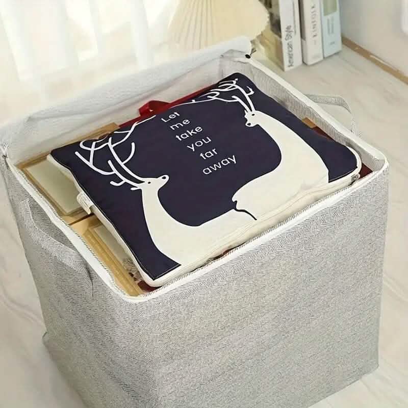 Boîte de rangement et de déménagement pour vêtements et couettes