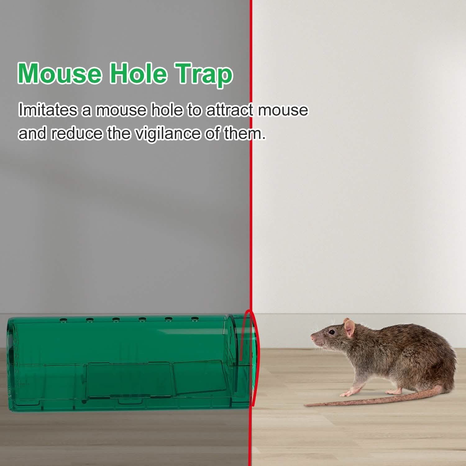 2 Pièces : Piège à Souris Humain Réutilisable