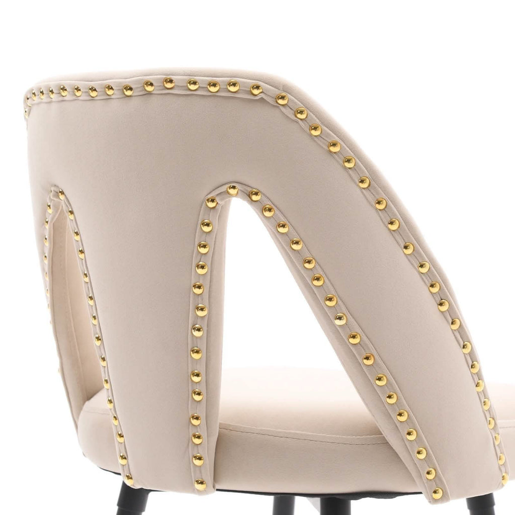 Ensemble 2 pièces : Tabouret de bar contemporain rembourré
