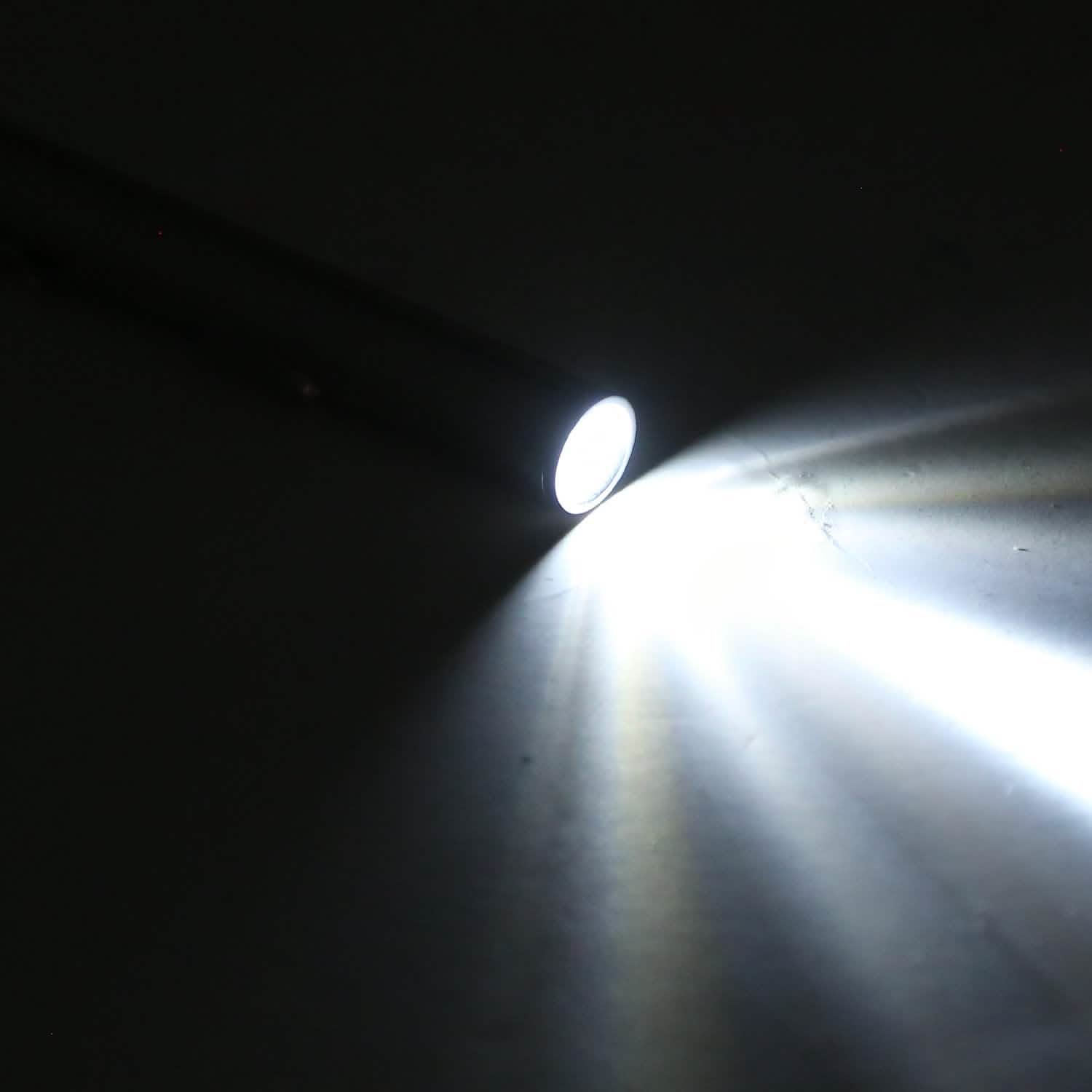 Lot de 2 : lampe de poche en acier inoxydable résistante à l'eau pour étudiants en médecine