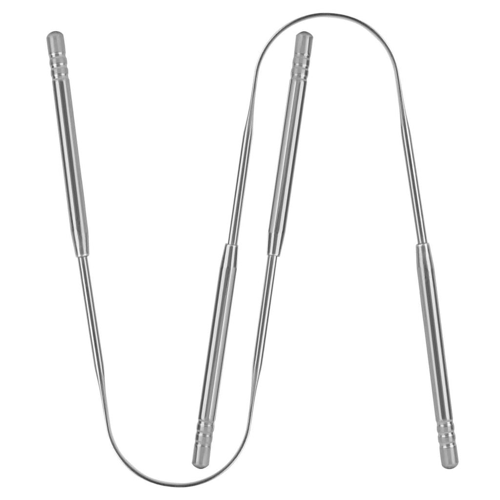 Lot de 2 : Nettoyeurs de langue en acier inoxydable