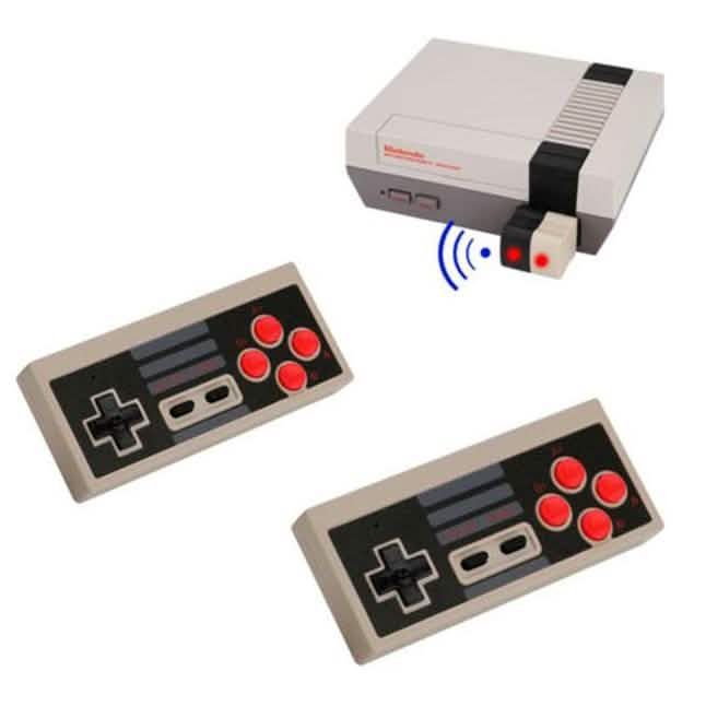 2 pièces : Télécommande de jeu sans fil pour console Nintendo NES Classic Edition