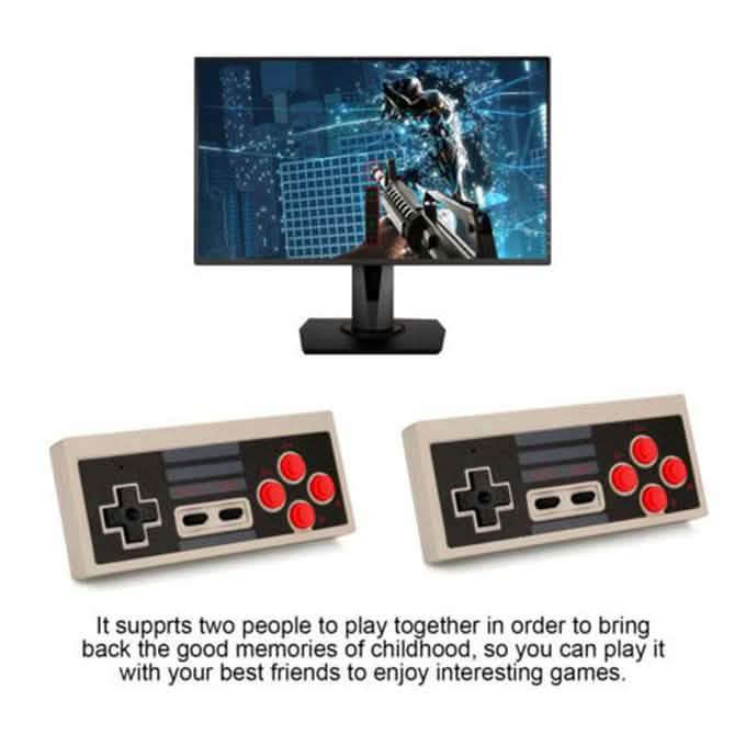 2 pièces : Télécommande de jeu sans fil pour console Nintendo NES Classic Edition