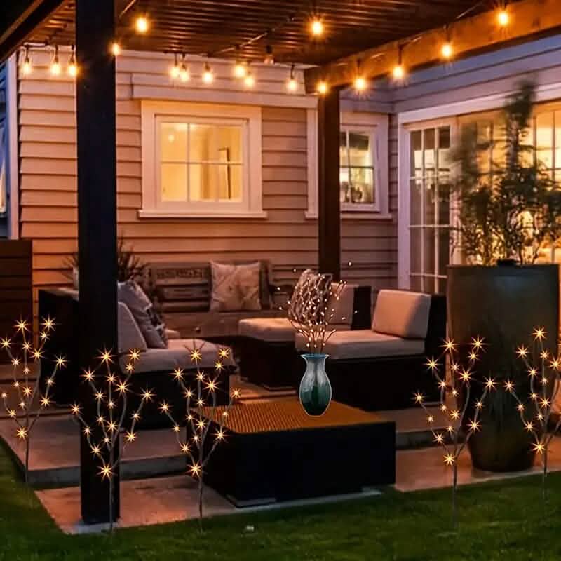 20 lumières LED de décoration d'intérieur en forme de branche