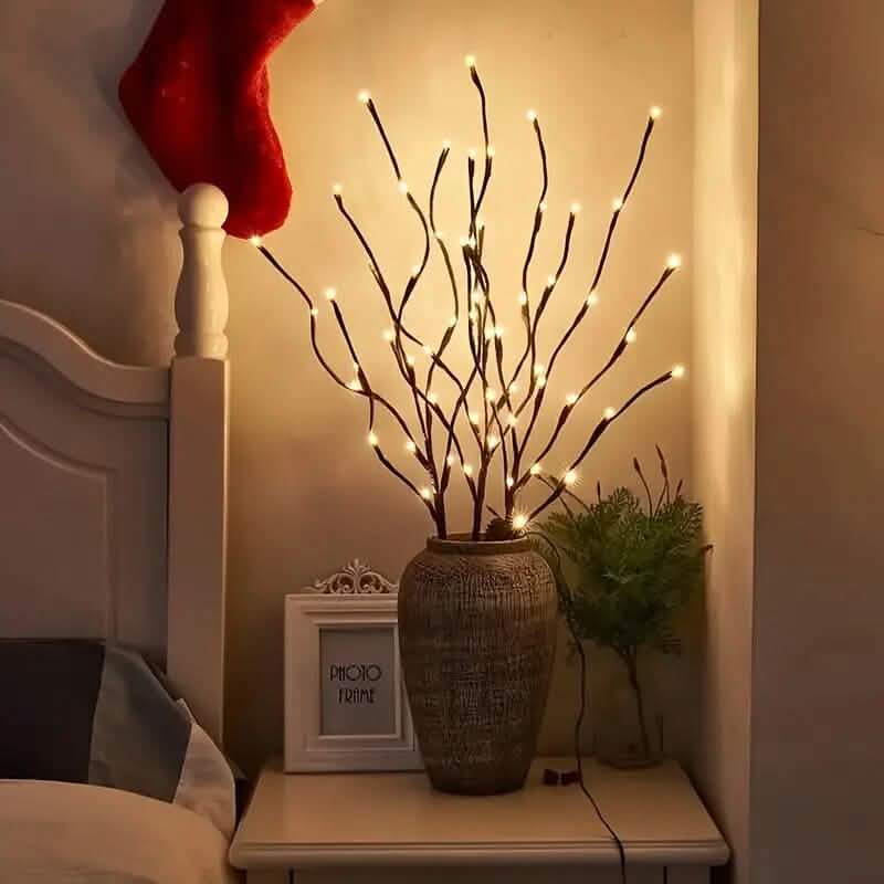 20 lumières LED de décoration d'intérieur en forme de branche
