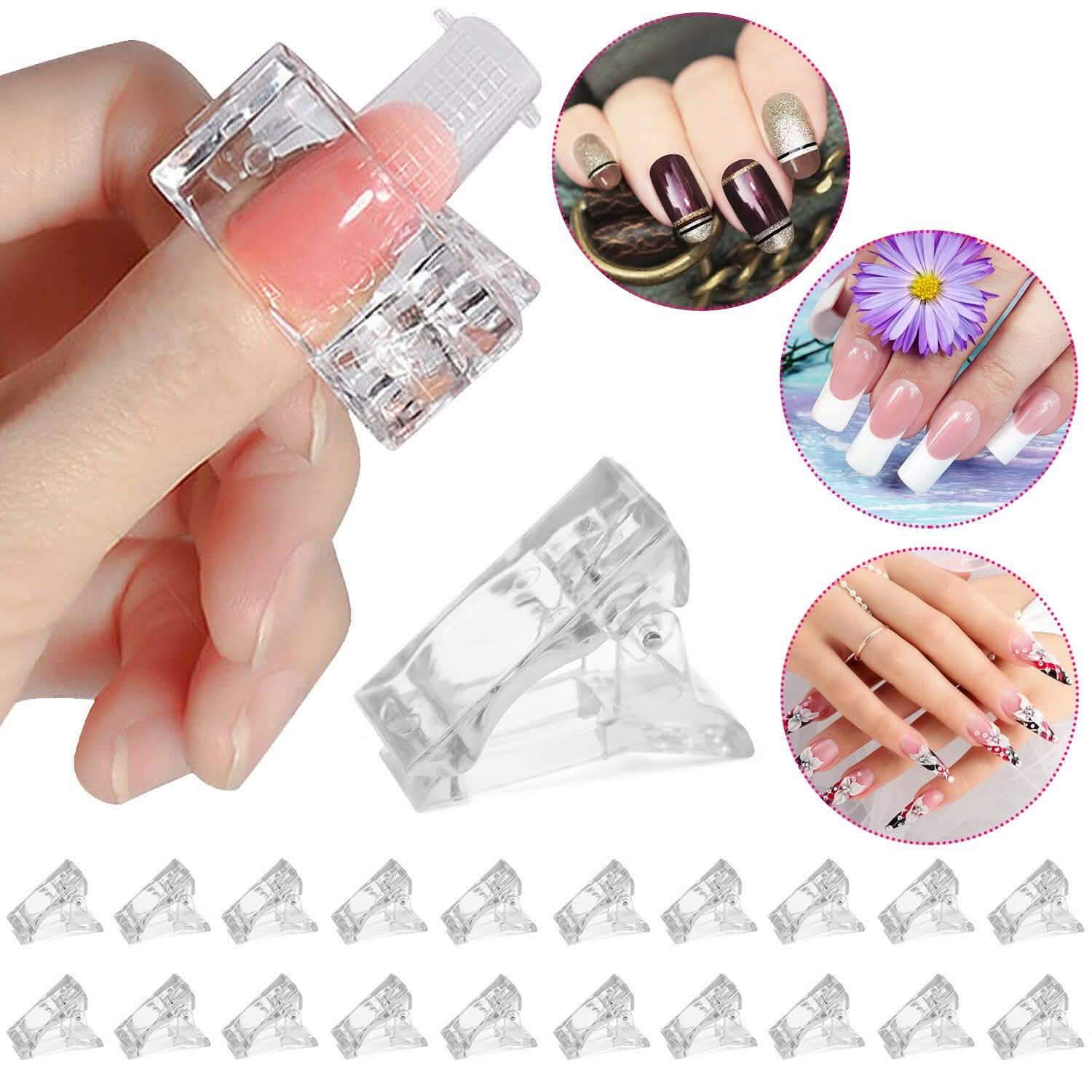 Paquet de 20 : Pinces pour capsules d'ongles