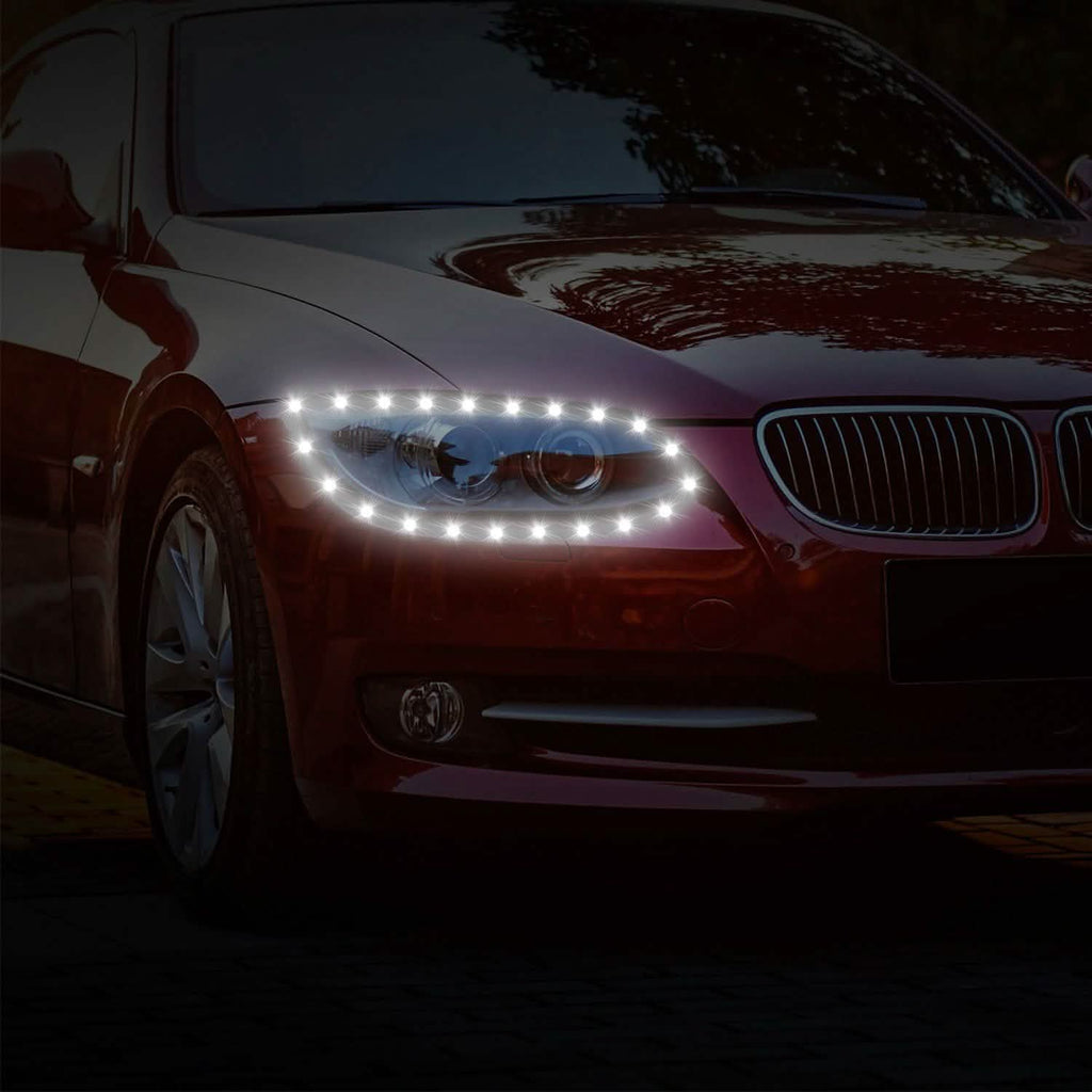 Lot de 20 : Bande lumineuse LED 12 V pour voiture