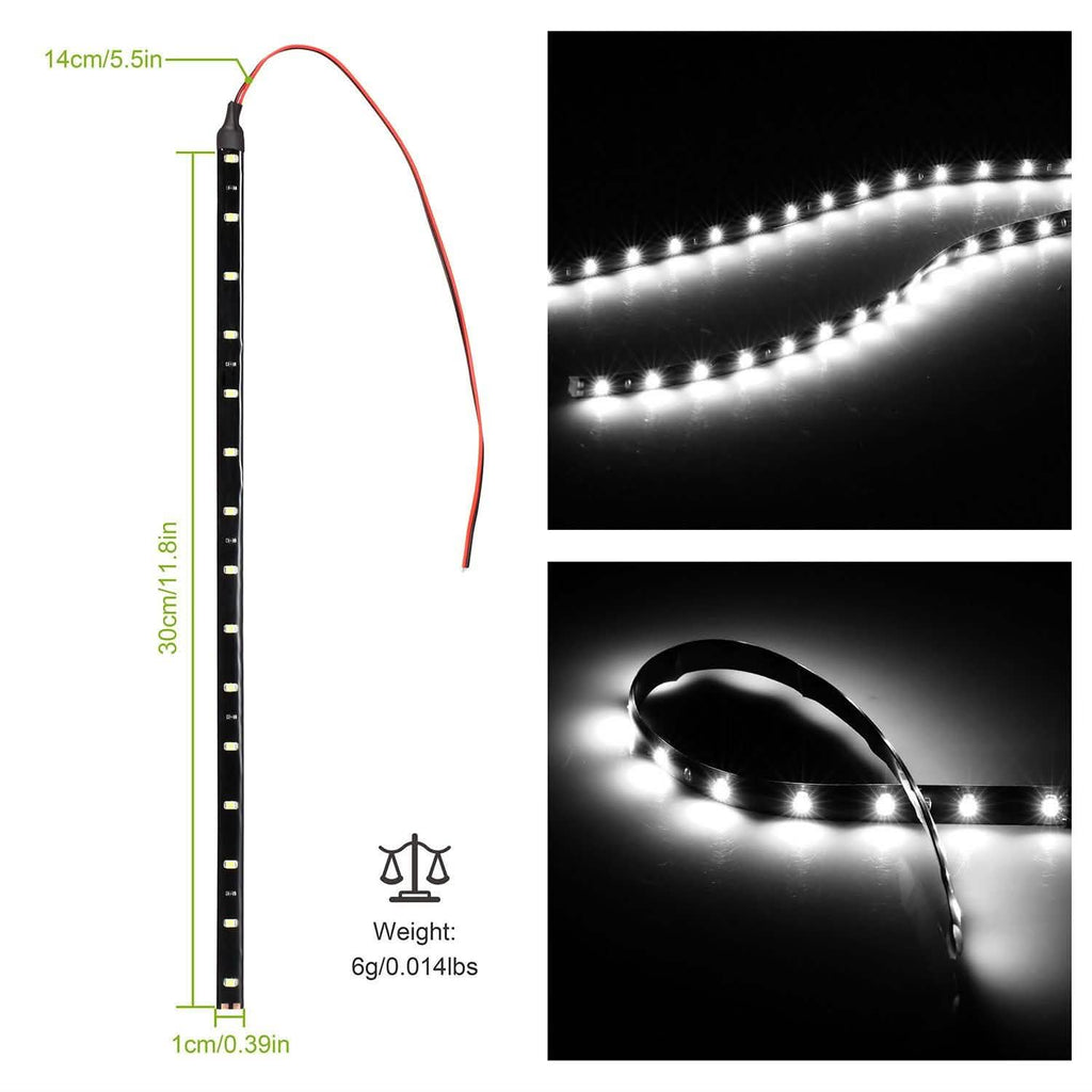 Lot de 20 : Bande lumineuse LED 12 V pour voiture