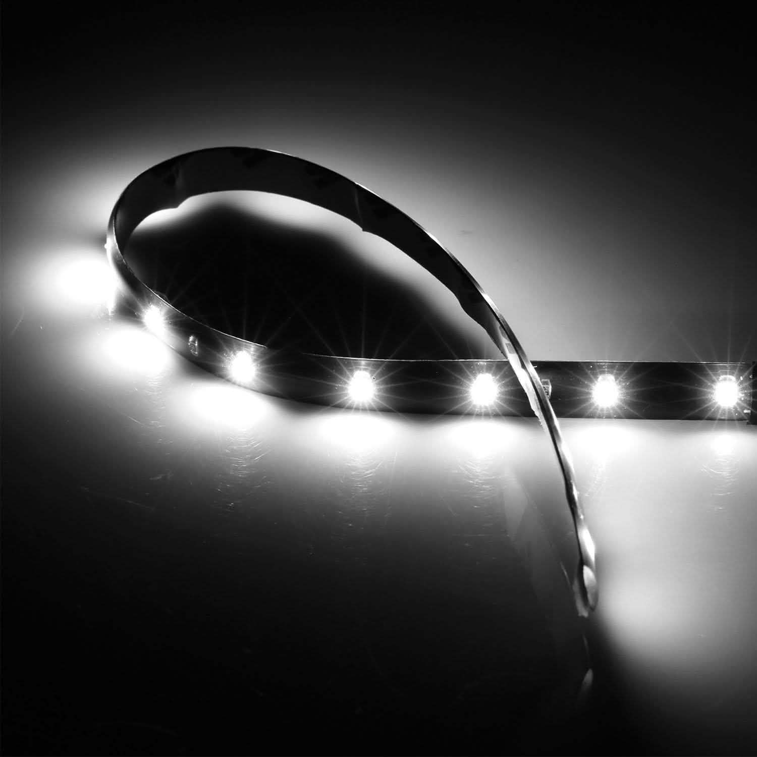 Lot de 20 : Bande lumineuse LED 12 V pour voiture