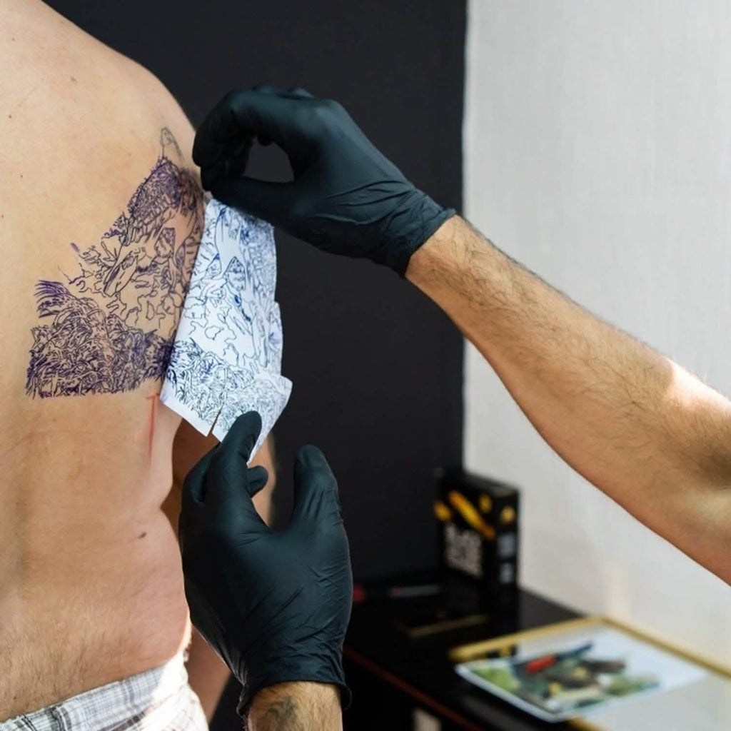 20 pièces : papier de transfert de tatouage 4 couches Kit de tatouage A4